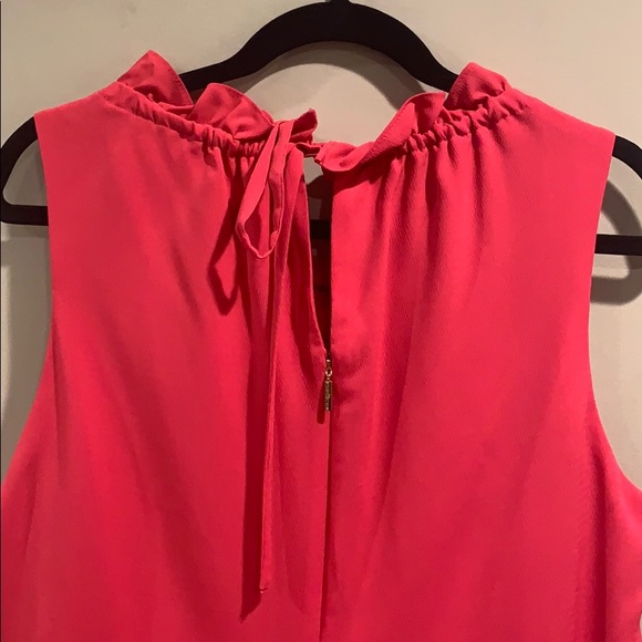 New Karl Lagerfeld Hot Pink Dress Sz 16 - Picture 4 of 7